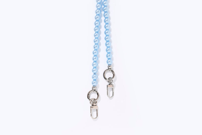 Emily Chain Single Blau Silber