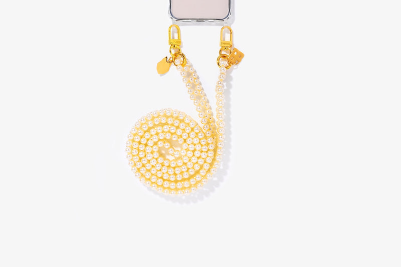 Emily Pearl Champagner 18K Gold Lang